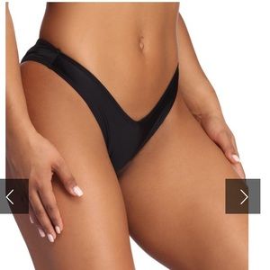 Black bikini bottoms